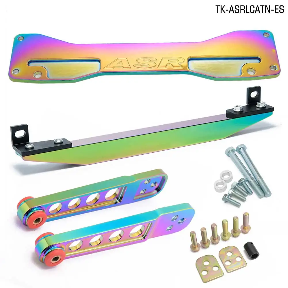 Neochrome Rear Subframe Brace + Tie Bar +Rear Lower Control Arm For Honda Civic Acura Si EP3 ES TK-ASRLCATN-ES-7C