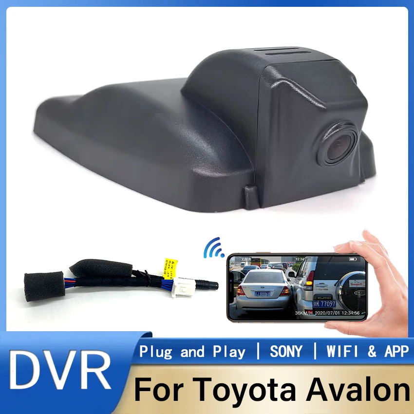 

For Toyota Avalon XX50 2019~2023 Front and Rear HD Dash Cam for Car Camera Recorder Dashcam WIFI Car Dvr Recording Devices