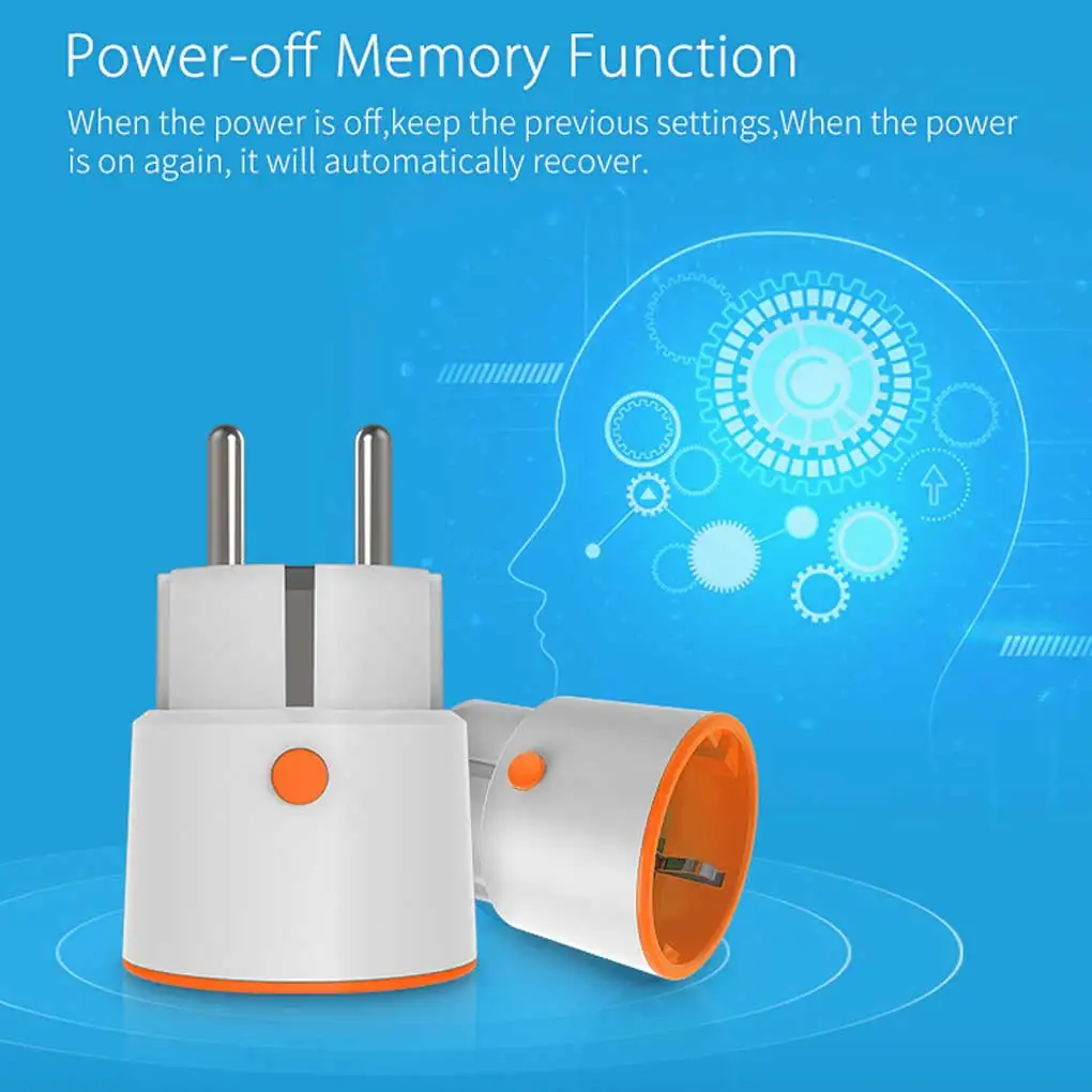 ABS Smart Power Plug APP Control WiFi On/Off Switch Child Lock Connector