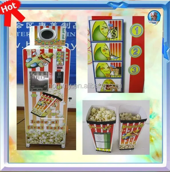 Automatic Popcorn Vending Machine HM-PC-18