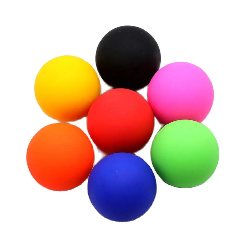 63mm Non-Toxic Eco-Friendly Silicone Fascia Single Massage Ball for Body Fitness Relax of Muscle Pain