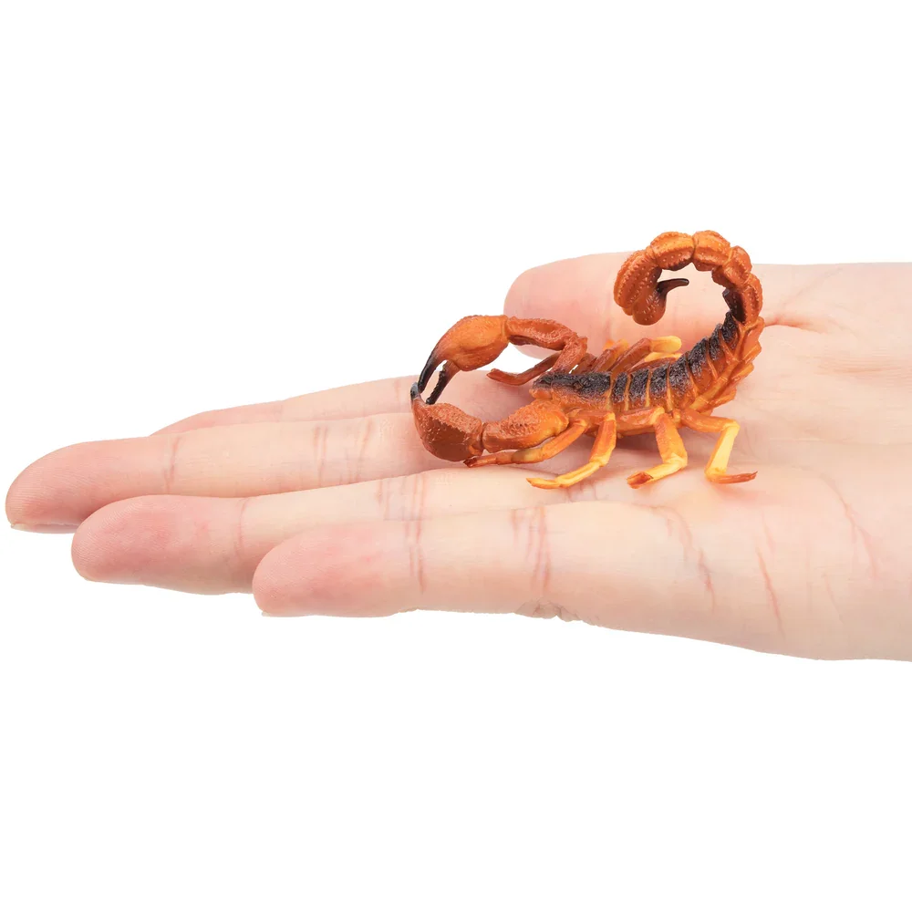 Toymany Simulation  Red Scorpion Reptile Animal Model Toy Mini Figures Dolls Action Figurines Toys Children Gift