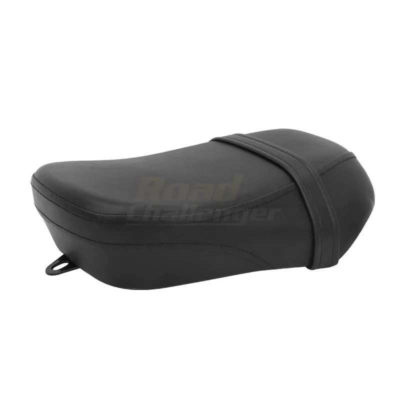 Couro preto do assento traseiro do passageiro da motocicleta para kawasaki vulcan s 650 vn650 2015-2022