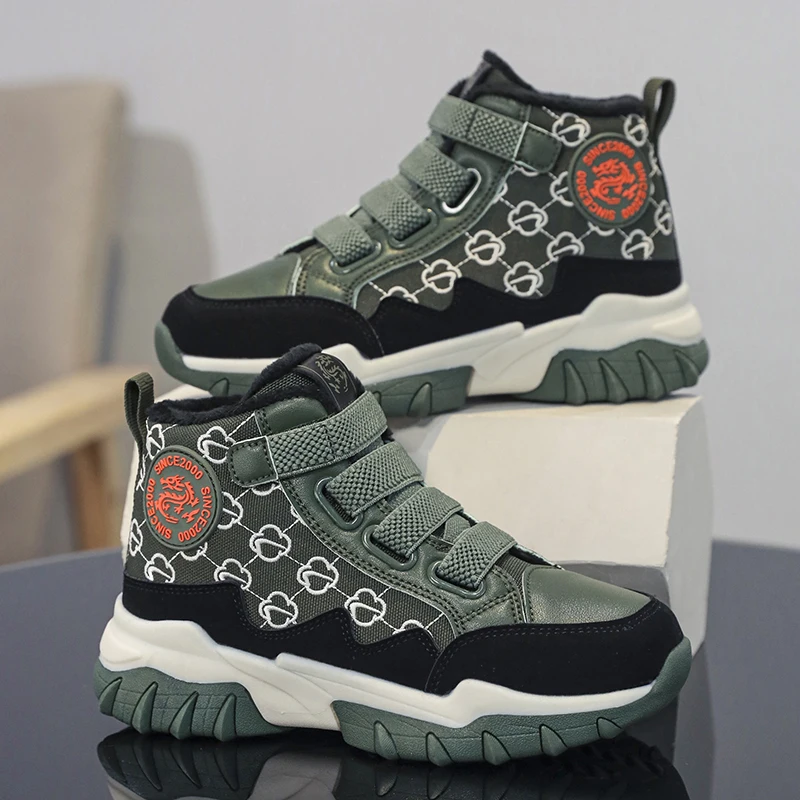 

Новинка 2025 года, зимняя детская спортивная обувь с защитой ног, нескользящие легкие и мягкие кроссовки, сбалансированная устойчивая повседневная обувь