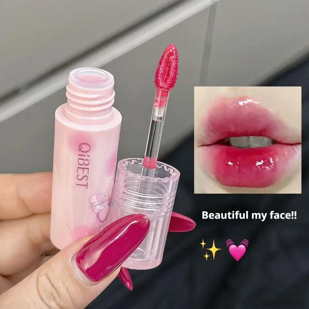 New Sexy Water Light Mirror Lip Glaze Glass Jelly Lips White Tender Korean Lasting Girl Moisturizing Lipcare Lipstick Nourishin