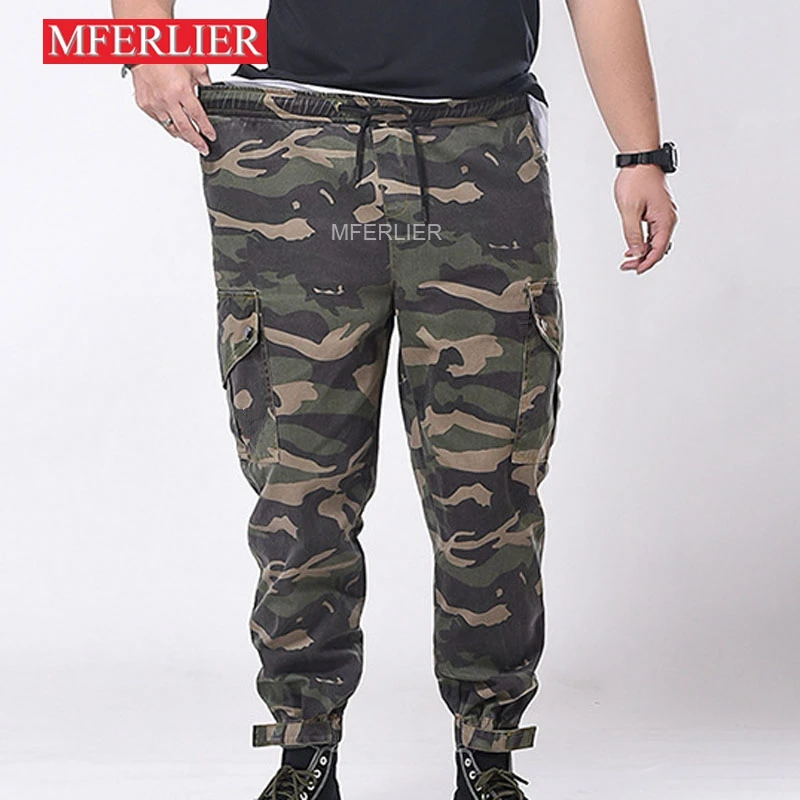 

Spring Autumn 150kg Large Size Pants 6XL 7XL 8XL Loose Camouflage Pants