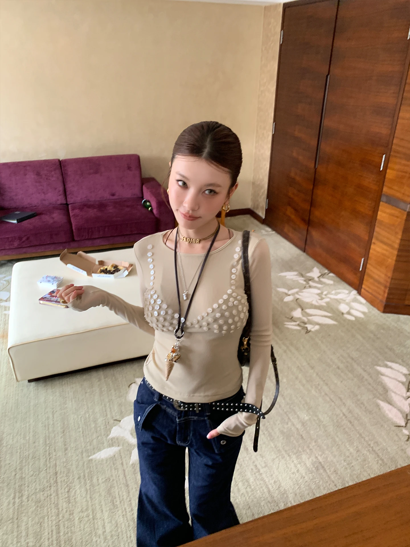 

Женская футболка DULA с длинным рукавом, базовый слой, внутренняя одежда, удобная, дышащая, из нейлонового волокна, с высокой талией, повседневная.