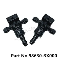 1 pair Front windshield wiper cleaning nozzle For Hyundai Elantra Avante MD 2011 2012 2013 2014 2015 OEM 986303X000 98630-3X000