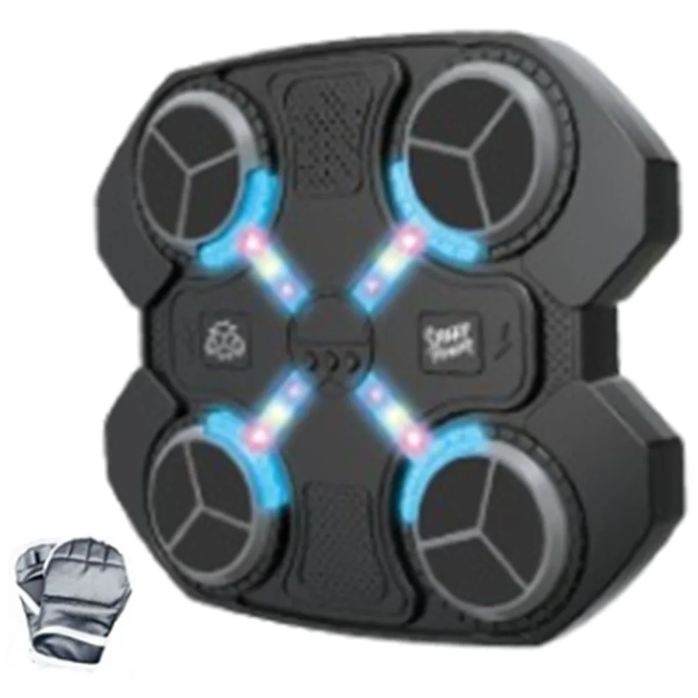 

Bluetooth Connection Smart Music Boxing Machine Noise Reduction Wall Mounted Boxing Electronic Target with Boxing Gloves