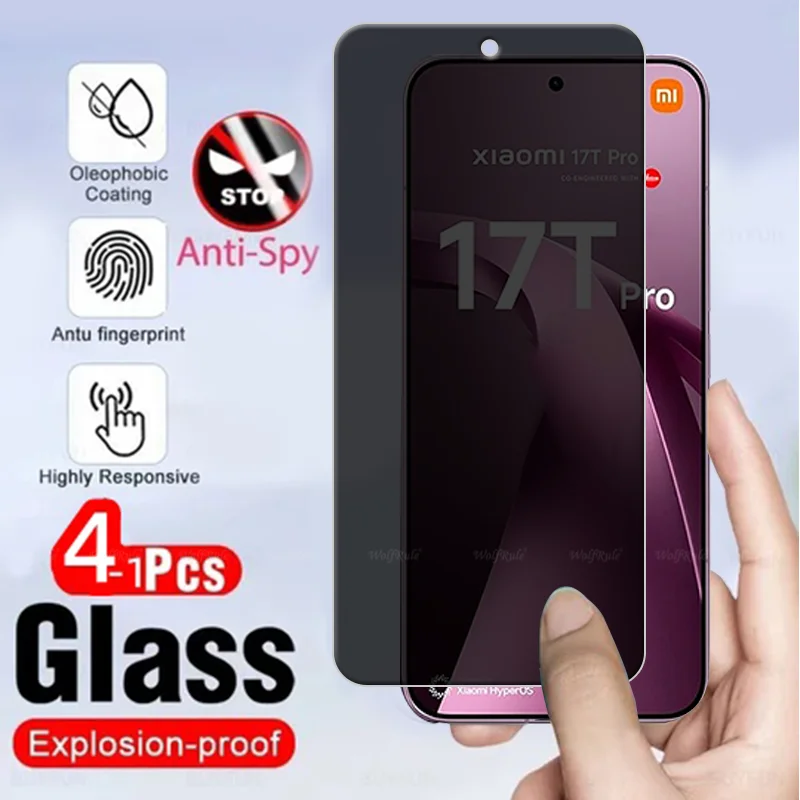 Privacy Screen Filter - Защитное стекло 9H для Xiaomi 17T