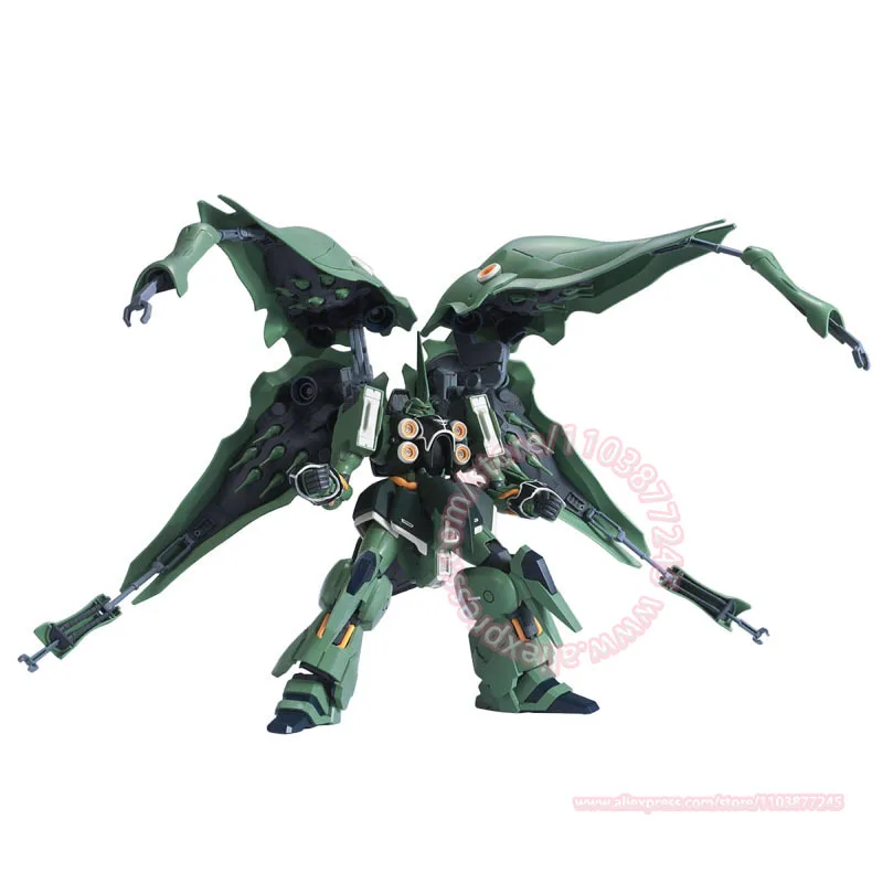 BANDAI HGUC 1/144 NZ-666 KSHATRIYA Children's Toys Animation Peripheral Desktop Ornaments Assembled Model Action Figures