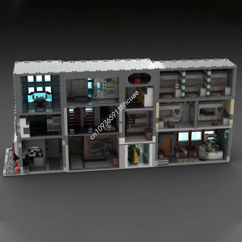 5405 pçs moc sw coruscant submundo modular rua pacote estrela batalha modelo blocos de construção brinquedos tijolo crianças presentes natal