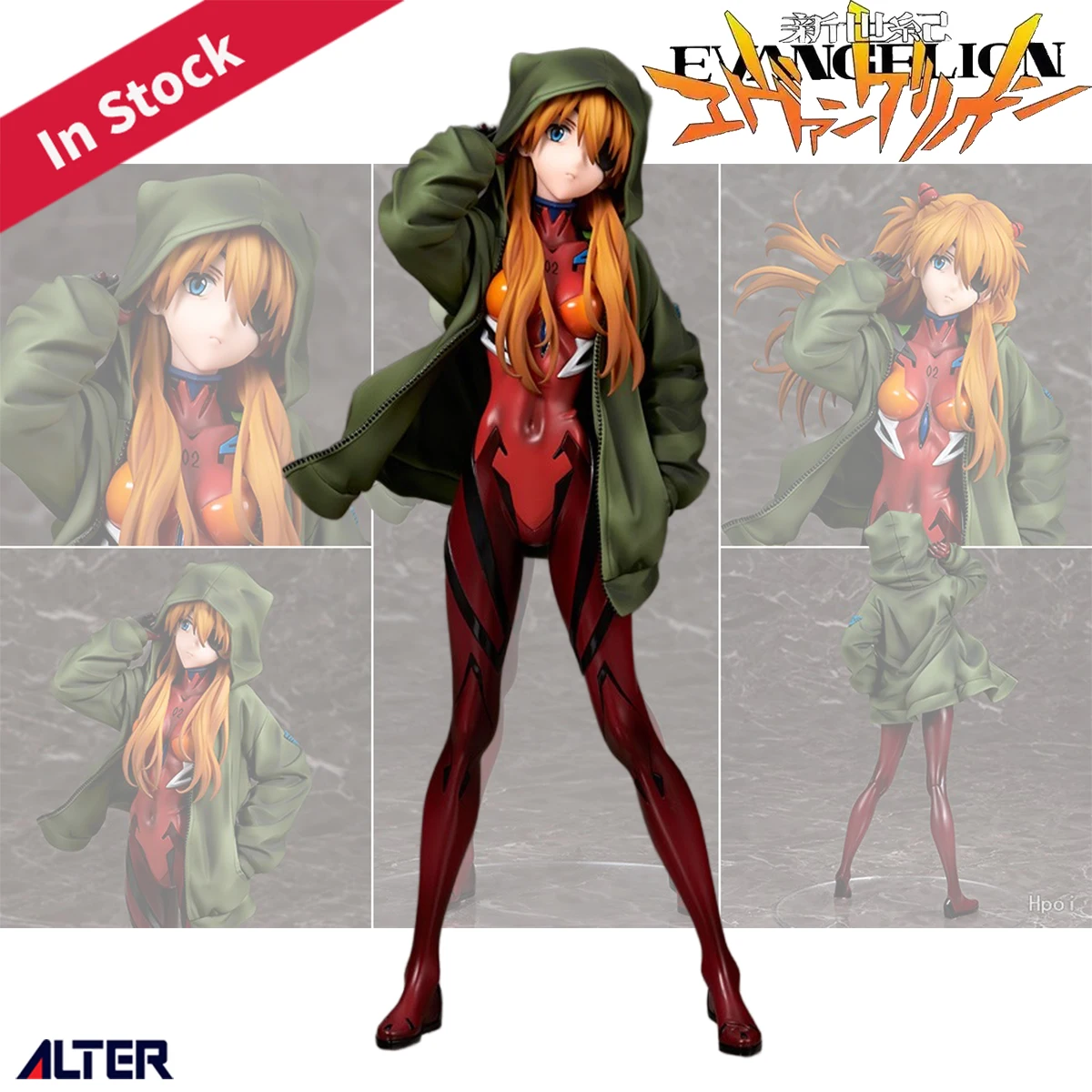 شين إيفانجيليون جيكيوبان الأصلي الأصلي المطلي مسبقًا: | |   Souryuu Asuka Langley Parka Ver. 1/7 ح = 230 ملم هدية شخصية أنيمي