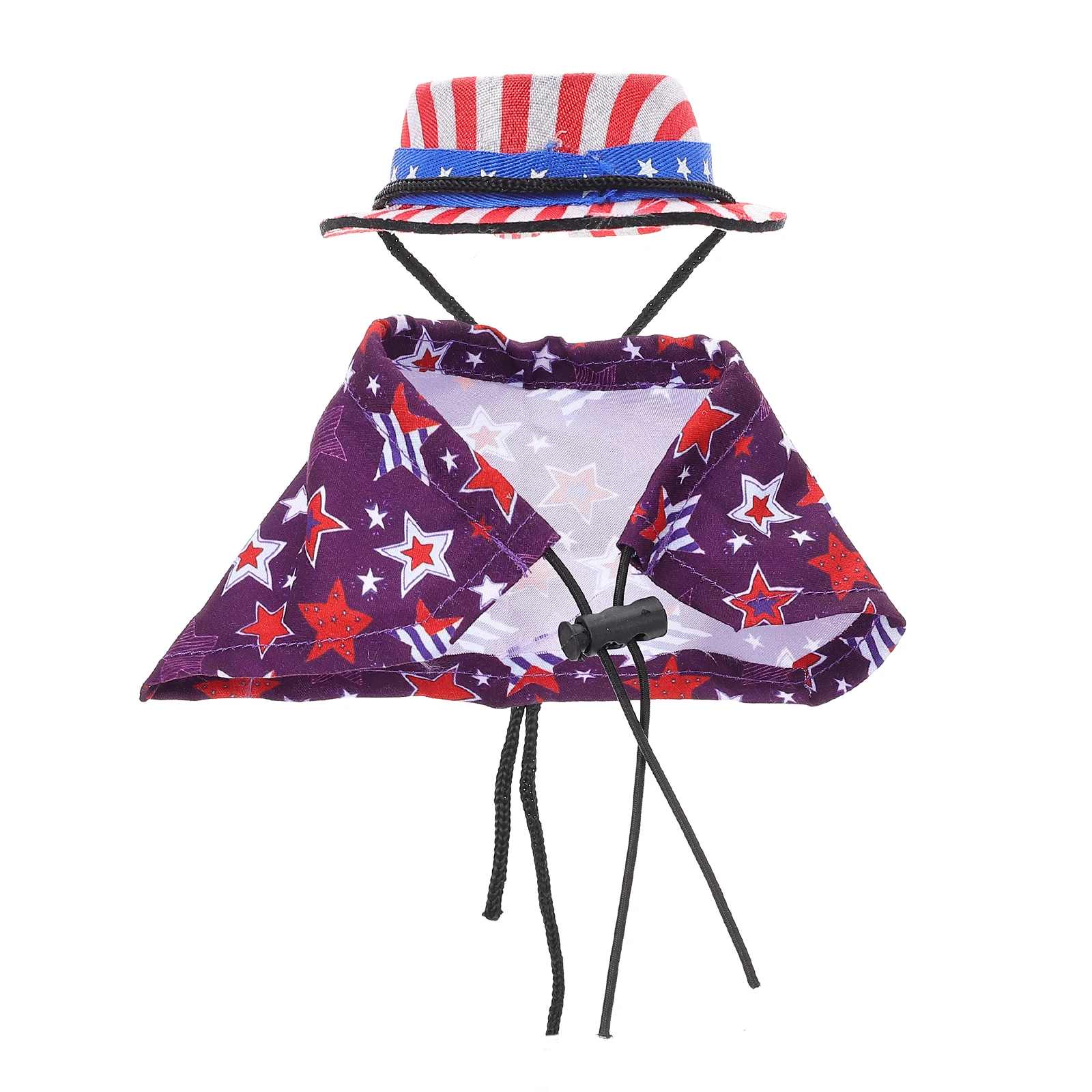 

Polyester Wear resistant Lizard Cloak Small Crawling Pet Hat Decoration Independence Day Party Accessory Lightweight Comfortable