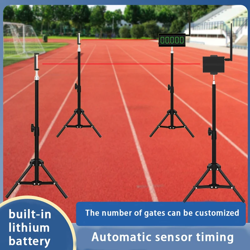 2025GX Kabelloser Timer für segmentiertes Lauftraining, LED-Stoppuhr, Rennuhr, Renntimer