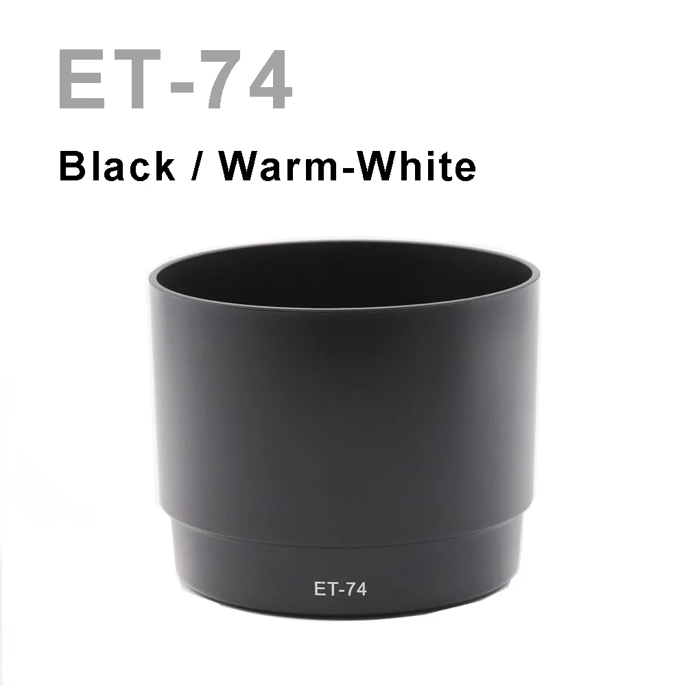 ET-74 For Canon EF 70-200mm f/4L IS USM and Canon EF 70-200mm f/4L USM Bayonet Lens Hood Lens Shade Black Plastic Replacement