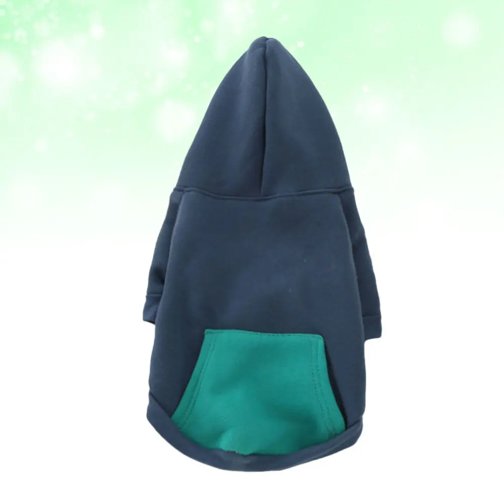 Adorable Acrylic Dog Hoodie for Small Dogs Solid Color Fashion Puppy Warm Clothing Perfect for Walking Jogging Photo Shoots