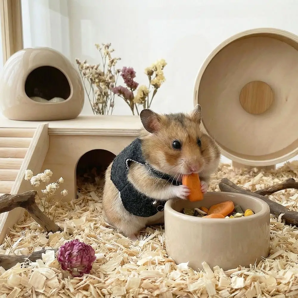 Small Pets Cloth Cute Adorable Hamsters Apparel Skin-friendly Buckle Cozy Pet Vest Warm Fabric Soft Four Season Pet Product