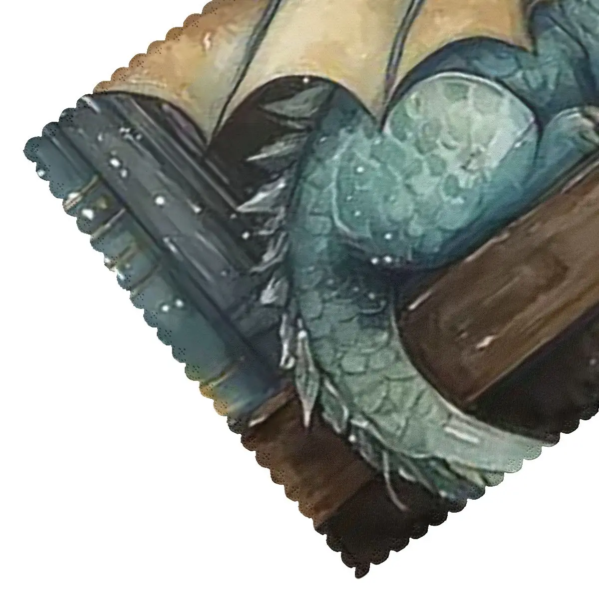 Book And Sleeping Dragon Placemat Non-Slip Plate Mat for Dining Table Bowl Coaster Super Absorbent Mats