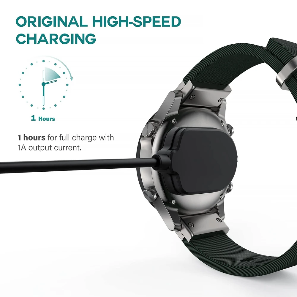 Caricabatterie per Garmin MARQ 2 Gen2 Watch cavo di ricarica USB per MARQ2 Adventurer/Driver/Aviator/Captain/atleta/Golfer Smartwatch