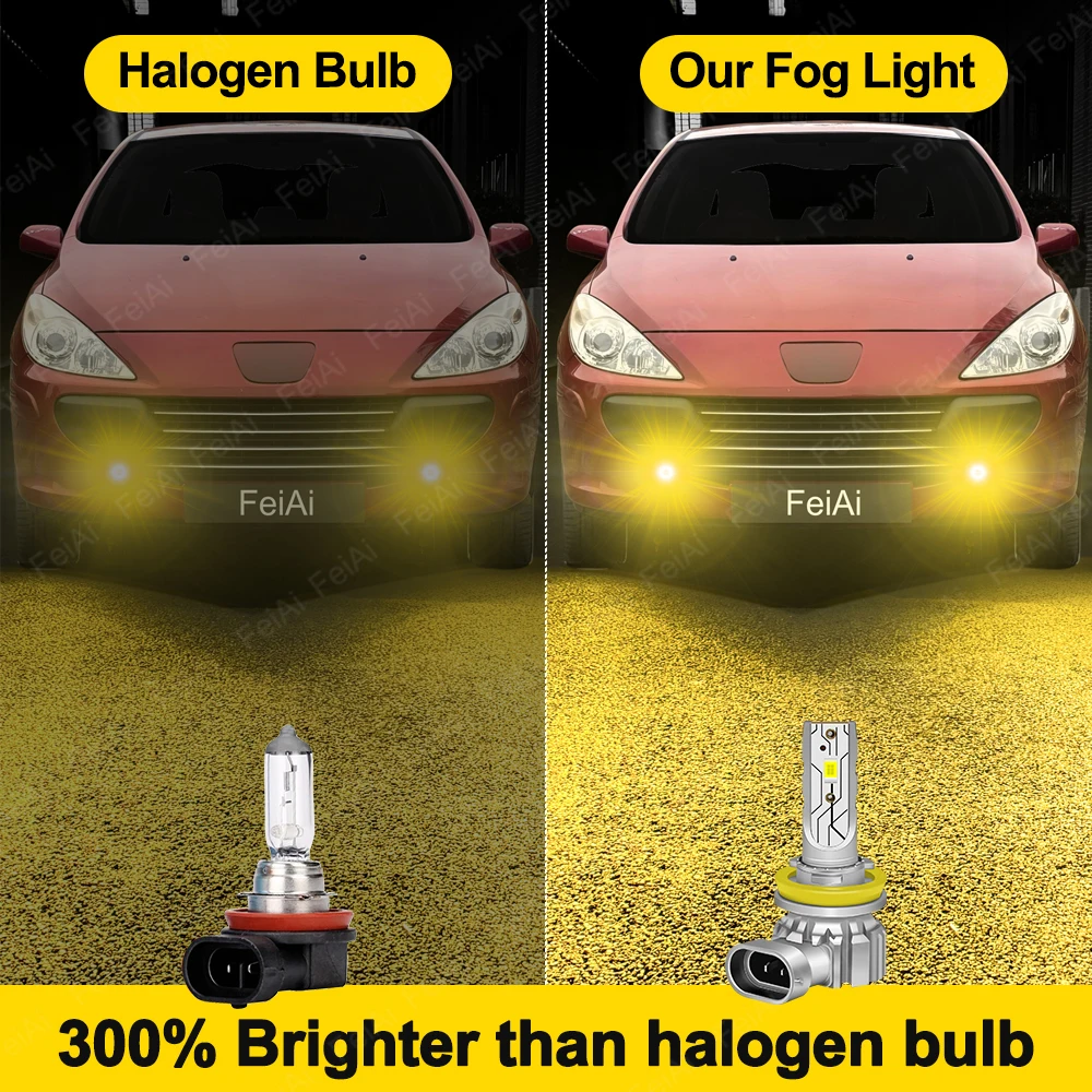 الجبهة LED أضواء الضباب لبيجو 3008 2017 2018 2019 2020 3008 LED مصابيح الضباب ثنائي اللون أبيض أصفر الليمون الأخضر وامض #4