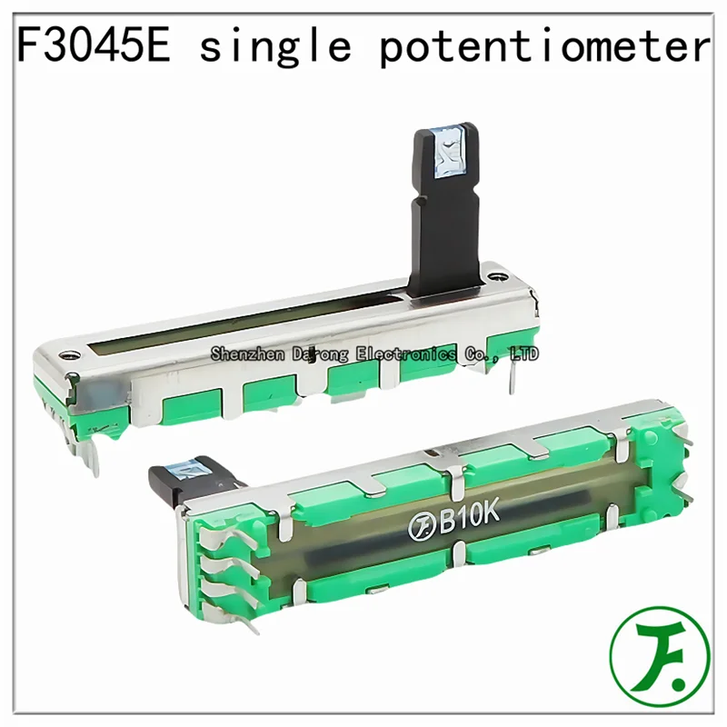 Taiwan F3045MM audio/medical accessories single potentiometer Fader with LED light B10K with center handle length 15MM