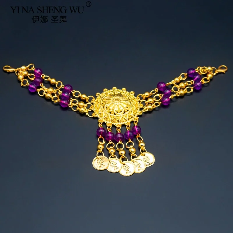 Hurtownia akcesoriów do tańca brzucha dla kobiet, zestaw do tańca brzucha z ozdobami z kryształków, akcesoria do tańca.