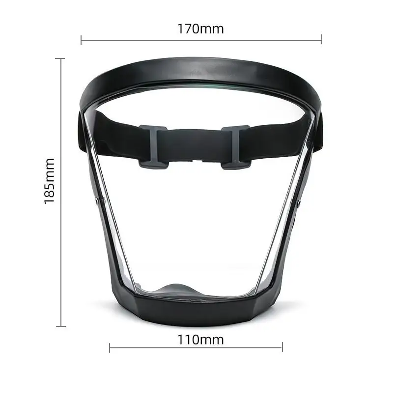 Vollgesichtsschutz Anti-Tröpfchen-Maske Anti-Beschlag Anti-Spritzschutz Kopfbedeckung Brille mit Sphärischem Sichtfeld – Detail 8