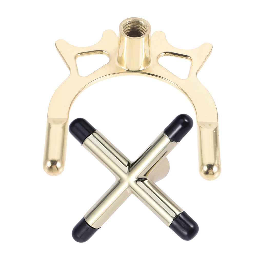 

2pcs Billiards Bridge Head Detachable Pool Stick Rack Metal Snooker Cue Rest Non-Slip Portable Cue Holder For Pool Table
