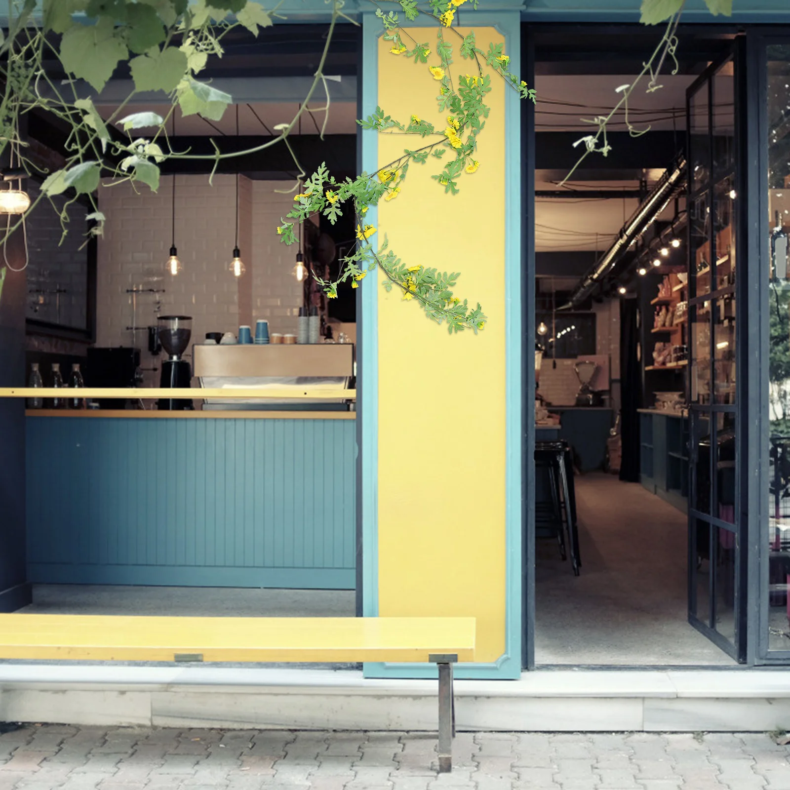 

Daisy Rattan Vine Decor Artificial Plant nament Simulation Flower Adornment Home Party Garden Yard Holiday Thanksgiving Festive