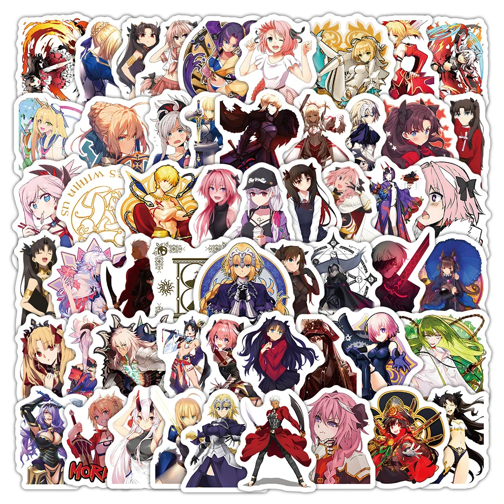 

10/30/50/103pcs Fate/Grand Order Anime Game Stickers Cool Cartoon Graffiti Decals Phone Water Bottle Luggage Sticker Decoration