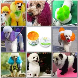 100ml Professional Pet Stain Anti Allergic Cat Dog Hair Dye Cream Coloring Agent No Stimulation Non Toxic Pet Stain Accessories