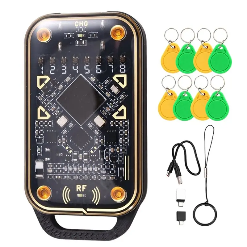 abzw-カメレオン-v30-rfid-スマートチップエミュレーター、スマートカードリーダー-ライター、id-icカードタグコピー機-4xuid-cuid-キーチェーン