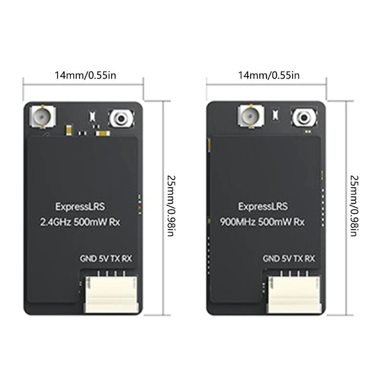 R91A Điều khiển chính xác ExpressLRS ELRS Bộ thu 500mW dành cho cộ, tàu thuyền và hơn thế nữa