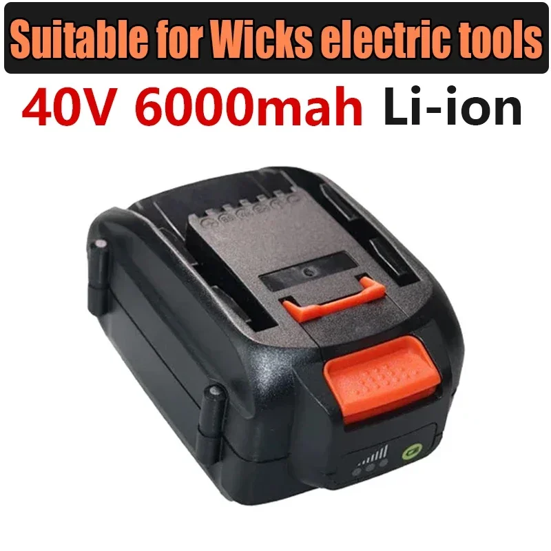 

1-3 Pack 40V WA3580 Lithium-Batterie Für Worx 40V 6000mAh Batterie WG180 WG280 WG380 WG580 Ersatz Worx 40V Lithium-Batterie