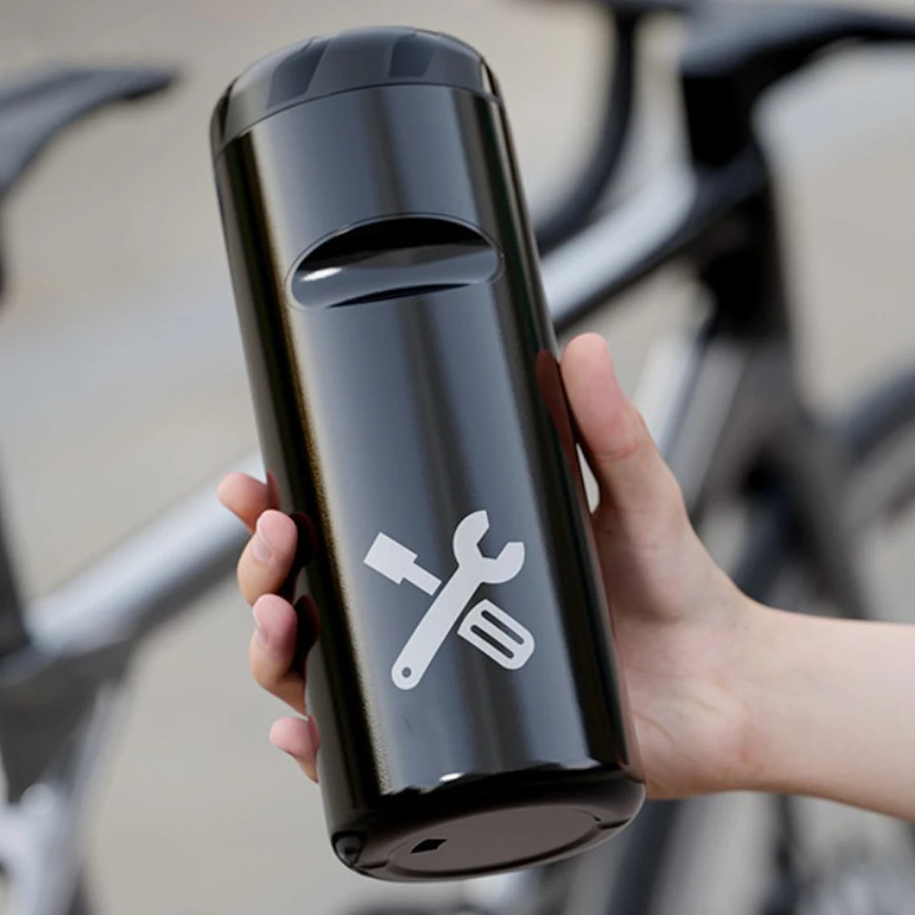 1 Stück Tragbare Fahrrad-Werkzeugbox MTB Rennrad Kapselbox für Flaschenhalter Aufbewahrung Reparatur-Werkzeugset Fahrradrahmen-Ausrüstung
