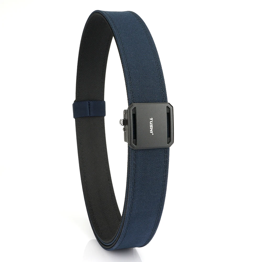 TUSHI Neuer robuster taktischer Gürtel für Herren, Metall-Automatikschnalle, IPSC-Waffengürtel, 1100D-Nylon, Militärgürtel, Outdoor-Sportgürtel für Herren – Detail 19