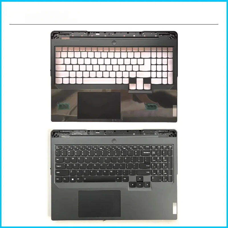 New For Y9000P R9000P Legion Pro 5 16IRX8 16ARX8 2023 Laptop Palmrest Upper Case Keyboard Bezel C Shell With Touchpad Black