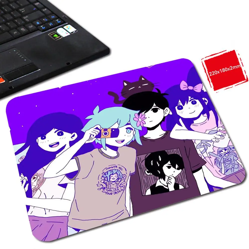 O_omori Mouse Pad Small Mouse Mouse Pad Gamer Pad Mouse Gamer Wrist Protector E-Sports Tapete Para Escritorio Mouse