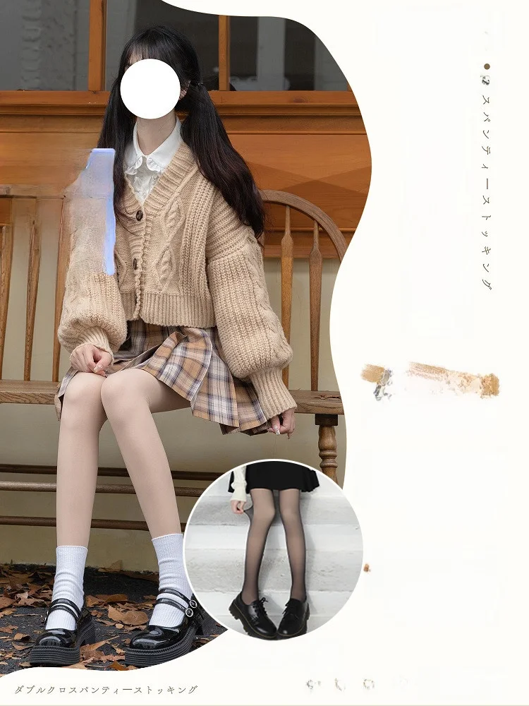 

Lala Sauce Autumn Winter Thiened Fce Skin Beau Stoings Nude Feel Double Layer Leggings Sos Long Pants Nylon Spandex