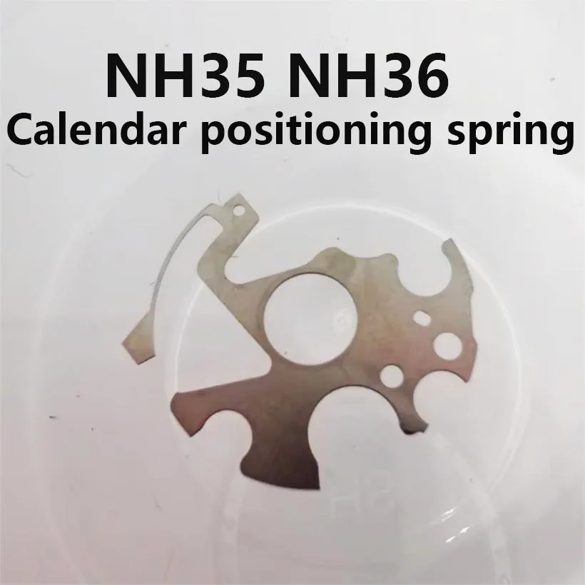 시계 액세서리, NH35 NH36 기계식 무브먼트 캘린더 포지셔닝 용수철 캘린더 포지셔닝 플레이트 수리 부품에 적합