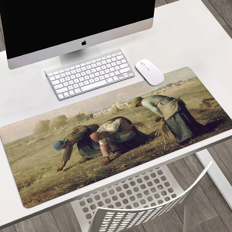 Best Selling Famous Paintings Mousepad Anime HD Printing Computer Lock Edge Keyboard Mat Gift  PC Desk Pad Large Mouse Pad