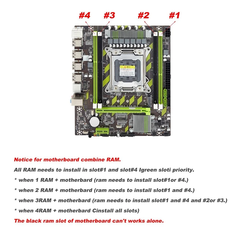 Płyta główna X79 + procesor E5 2650 + 2X8 GB DDR3 1600 MHz REG ECC RAM zestaw pamięci LGA 2011 M.2 NVME płyta główna