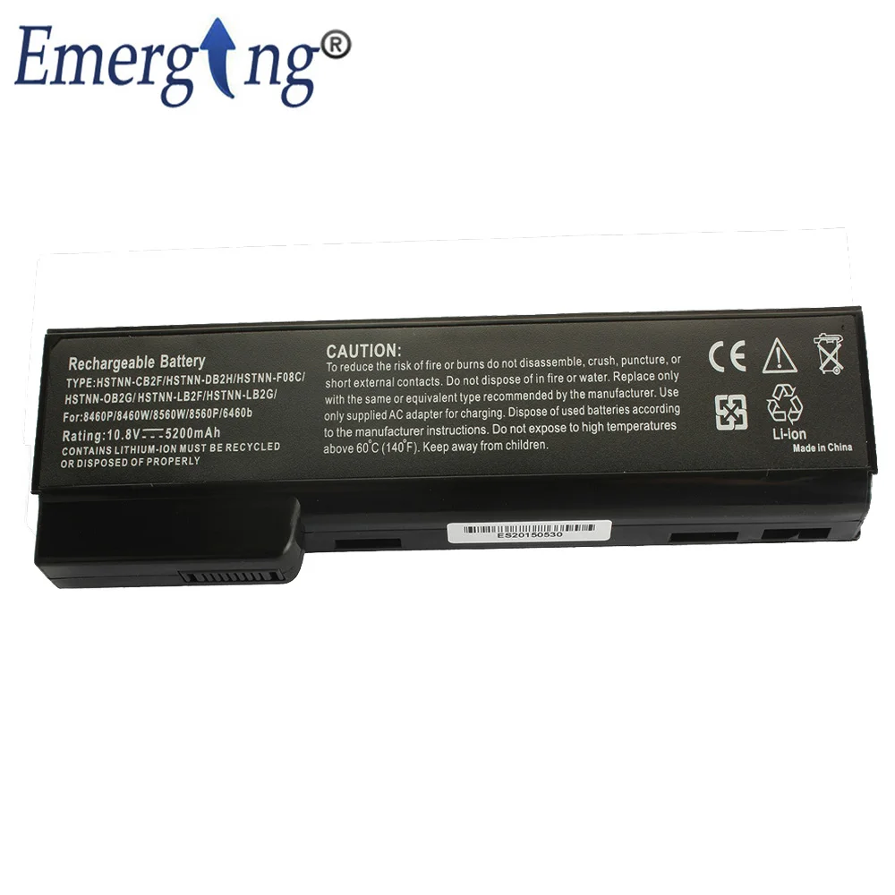 10.8V 5200Mah New Laptop Battery CC06 for HP EliteBook 8460w 8560p 8460p ProBook 6560b 6360 CC06XL