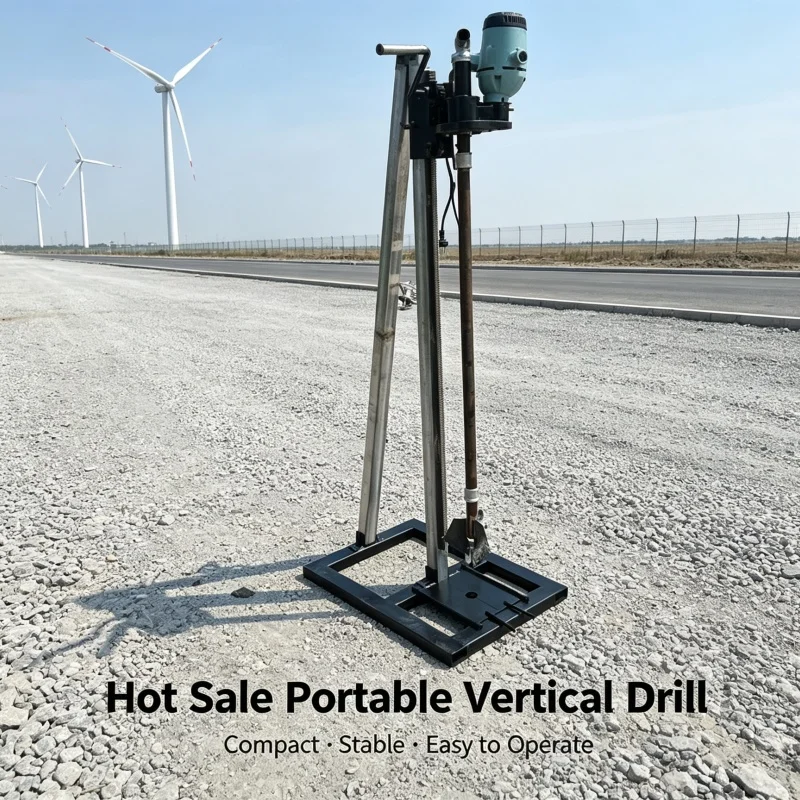Customized Upright Stand Household Well Drilling Rig, Orchard Vegetable Plot Emergency Water Intake Equipment