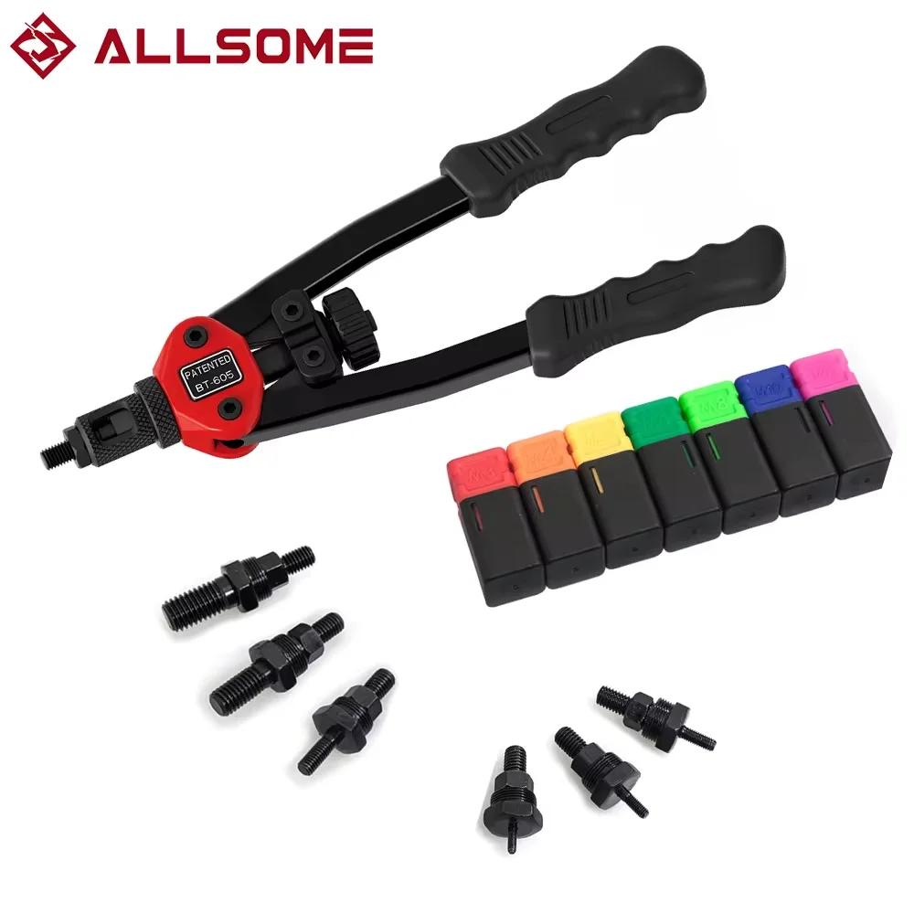 ALLSOME Riveter Nut Guns BT-605 Auto rivet tool 12