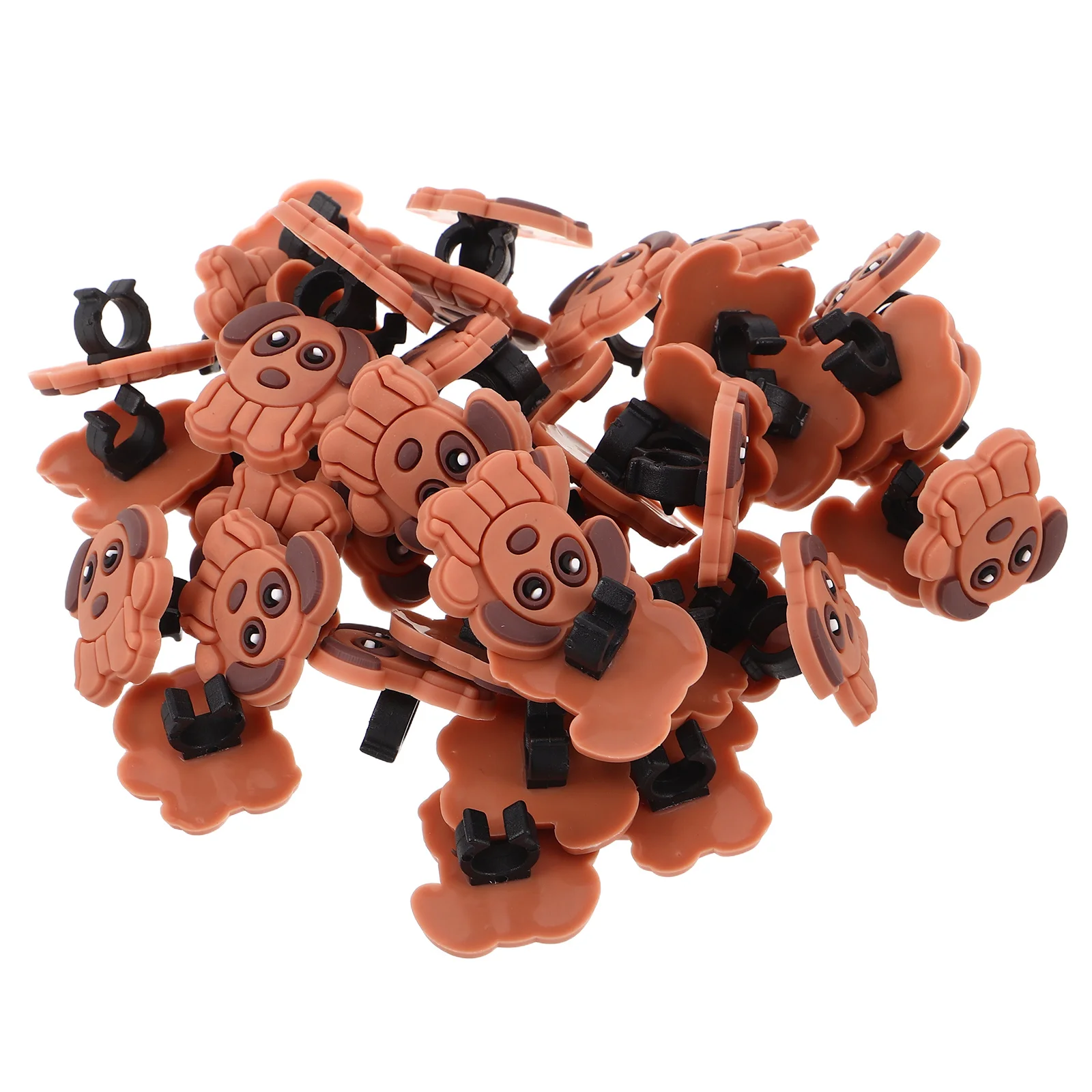 

40pcs Animal Topper Dog Shaped Pvc Pencil Accessories For School Classroom Rewards Detachable Clip Students Pencil Decorations