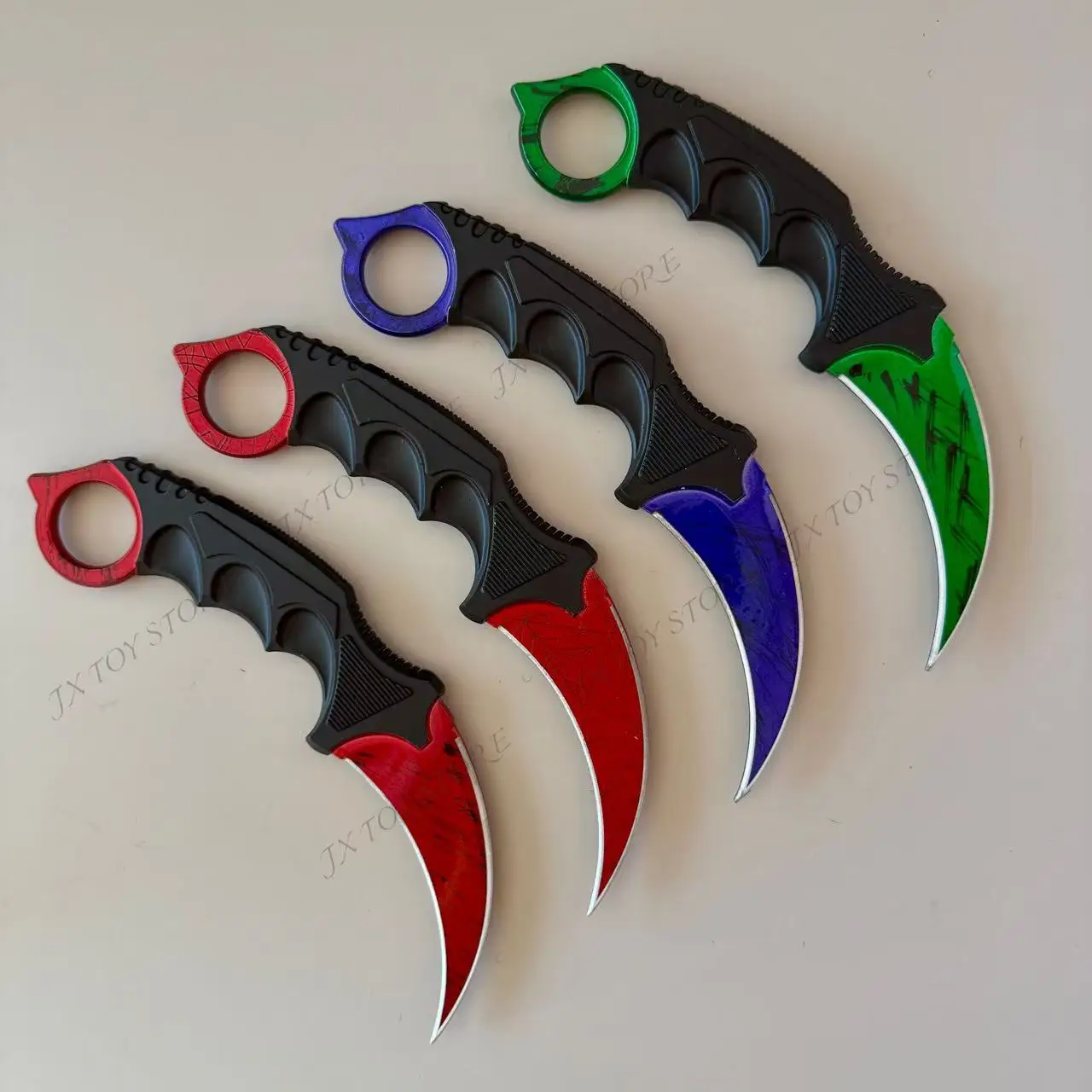 8 estilos de jogo cs gunfight jogo doppler karambit modelo de metal coletor faca de garra serrilhada com coldre facas militares brinquedo espada