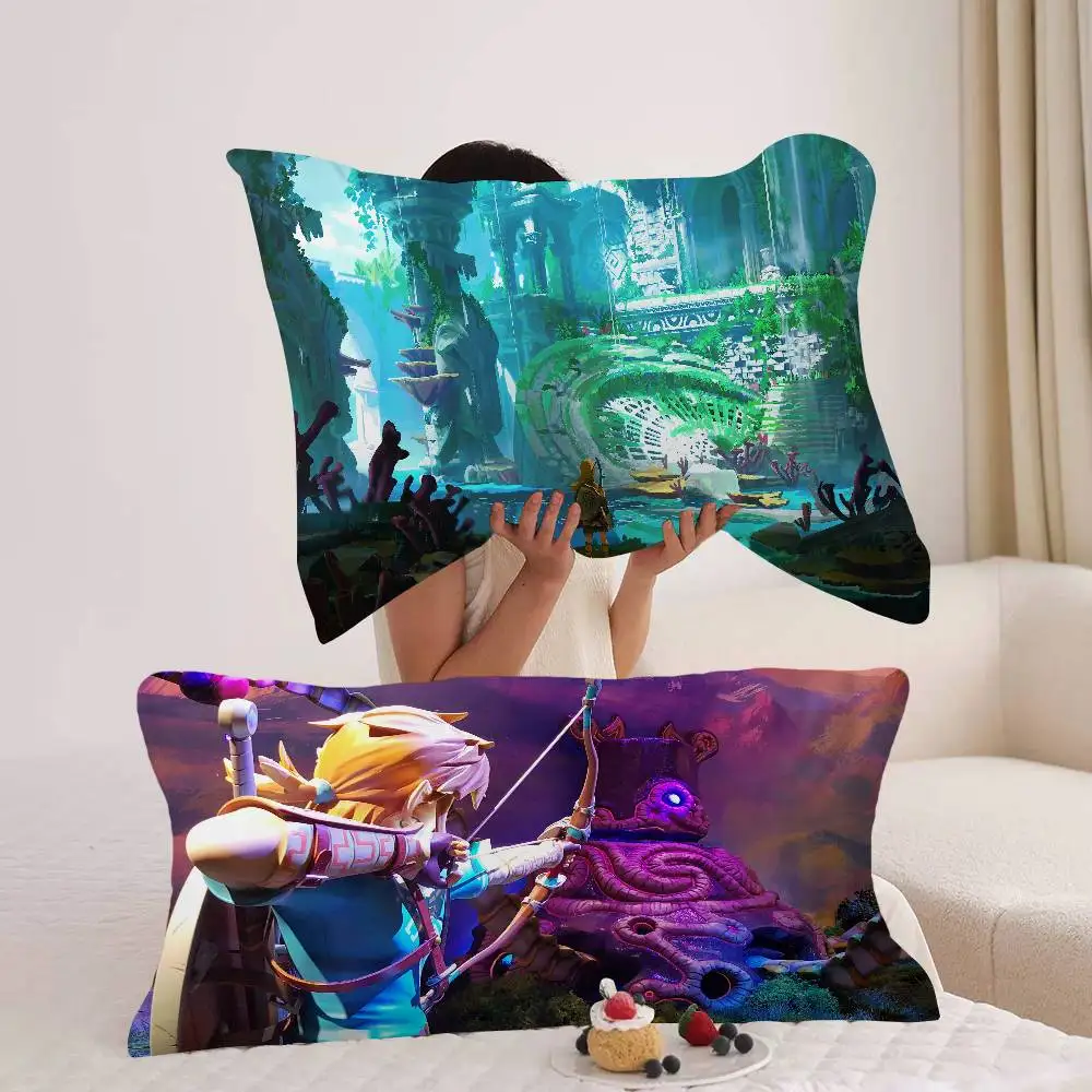 Video Game Legend Z-Zeldas Fast-Drying Polyester Pillow Towel - Minimalist Design, Durable for Long-Term Use