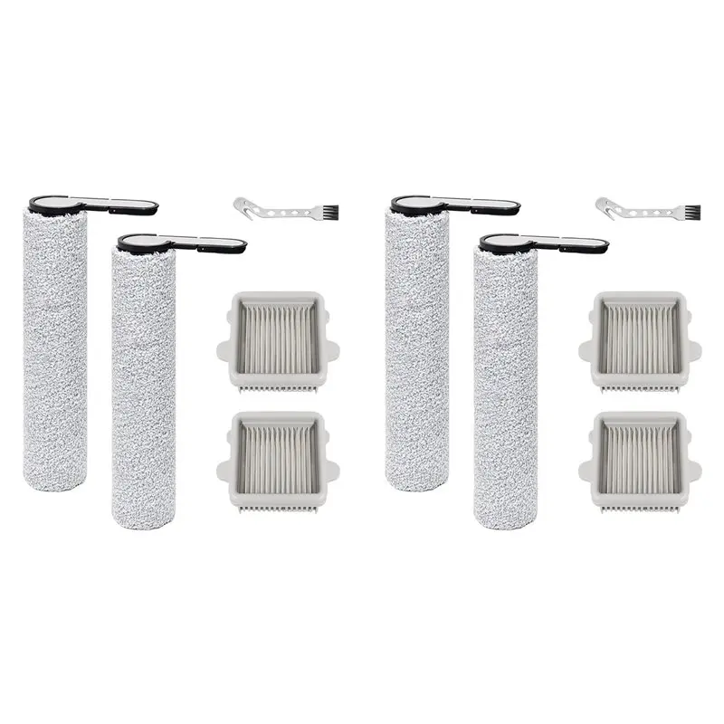 

A61I 4X Brush Roll Accessories For Roborock F25, ACE/F25, RT/F25, LT/F25A, LT/F25 Wet And Dry Vacuum Cleaner